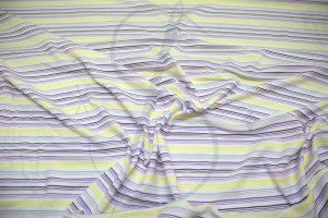 Jersey - paseczki fioletowo żółte