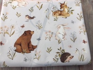 Niedżwiadki - Dresówka pętelka druk cyfrowy  