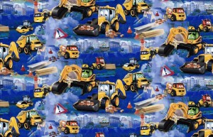 C1 Maszyny budowlane- Dresówka pętelka druk cyfrowy 