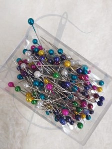 Szpilki KOLOROWA GŁÓWKA DŁ. 38MM, 144SZT.
