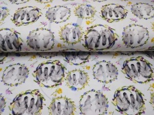 Konie w wianuszkach - Jersey druk cyfrowy Jh2 