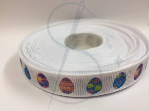 Pisanki pastelowe tasiemka rypsowa 20mm 