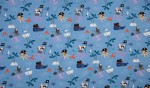 Zwierzątka piraci  - Jersey bawełniany druk  Jh2 MARINERO 