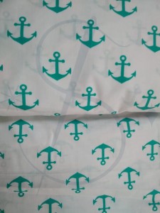 kotwice miętowe  217D - tkanina bawełniana 