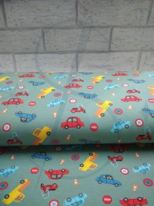 Samochodziki na brudnej mięcie  - Jersey druk cyfrowy Jh2  