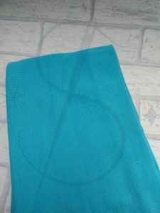 Ściągacz prążek aqua  szer 120 