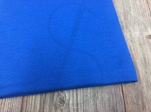 Dzianina dresowa drapana lazur