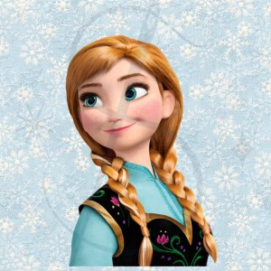 P7 FROZEN (1)  ANNA  -  panel dresowy XS 43/43