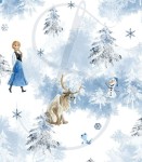 C1sw- FROZEN ZIMOWY - Dresówka pętelka druk cyfrowy 