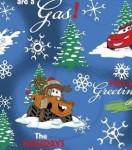 C1sw AUTA  CARS  ZIMA  - Dresówka pętelka druk cyfrowy 