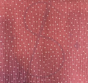 Kropeczki brudny róż -   Muślin bawełniany  - Mh2