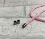 Końcówka ,  zakończenie  do sznurka grafitowe nierdzewne walec