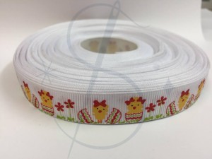 Kurczaczki Wielkanocne  tasiemka rypsowa 20mm 