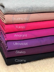 Dzianina dresowa drapana fuksja