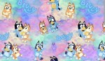 C1  Bluey - dresówka  pętelka druk cyfrowy  