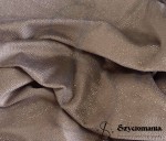 WB Welur elastyczny brokat - kakao