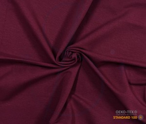 Dzianina dresowa drapana burgund 