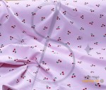 Dresówka pętelka rózowe wisienki - Dw240 