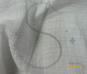 Ecru  - Muślin len  / linen look  - Muślin bawełniany  - Mh2 