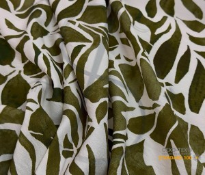 CRESPO  - LINEN TOUCH - ZIELONE LIŚCIE 