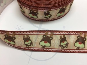 świąteczna #4 - tasiemka rypsowa 22mm 