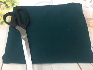 Ściągacz prążek ciemna zieleń    szer 125 