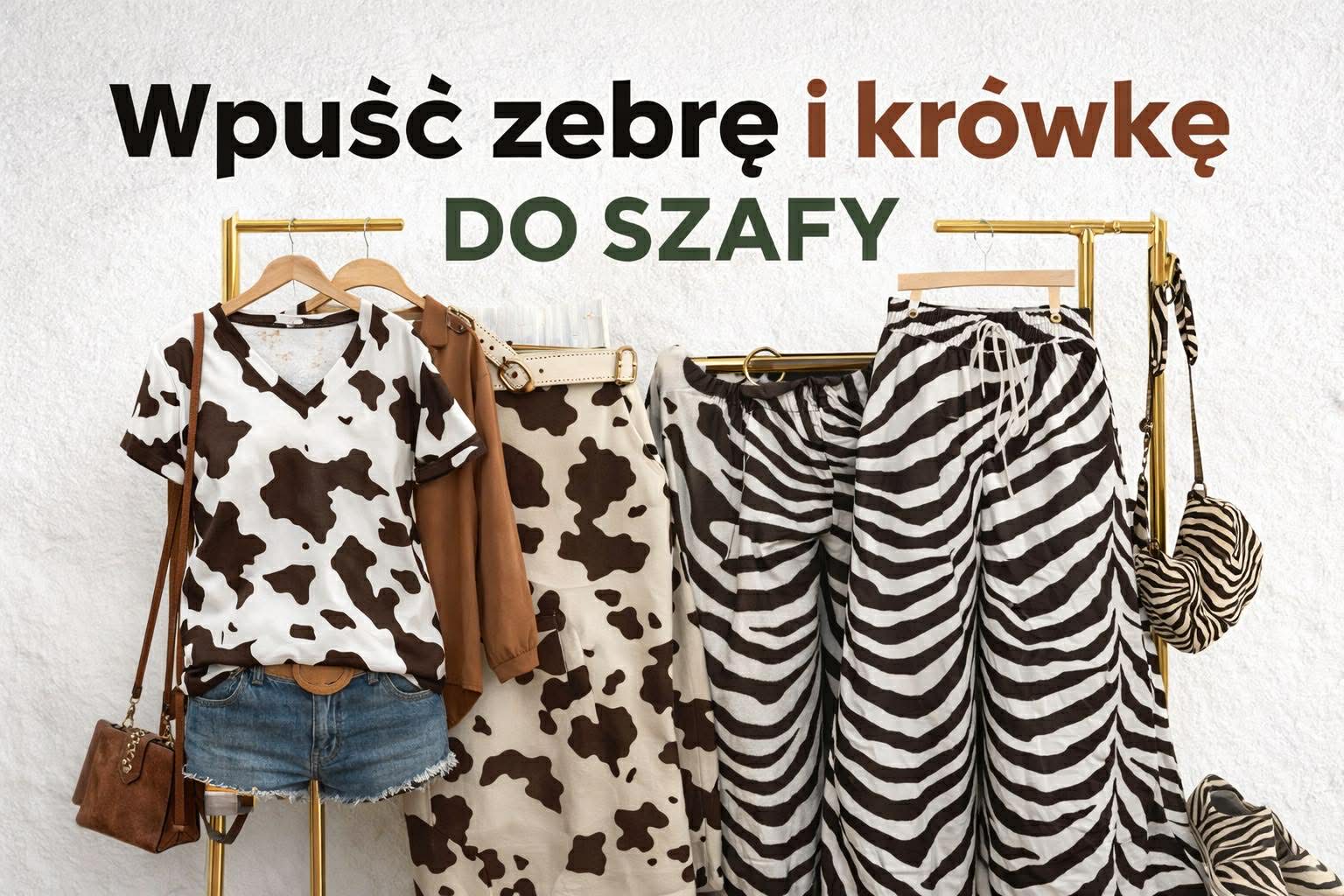 Wpuść zebrę i krówkę do szafy – trend, który pokochasz (i uszyjesz w jeden wieczór)